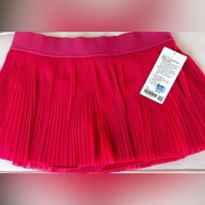 lululemon athletica Pleated Mini Skirt in Bright Pink